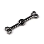Zapięcie ozdobne / czarny nikiel / 10 x 40 mm / 1 szt / 930741