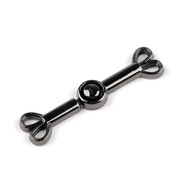 Zapięcie ozdobne / czarny nikiel / 10 x 40 mm / 1 szt / 930741