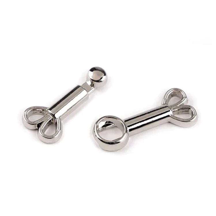 Zapięcie ozdobne / nikiel / 10 x 40 mm / 1 szt / 930741