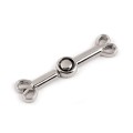 Zapięcie ozdobne / nikiel / 10 x 40 mm / 1 szt / 930741