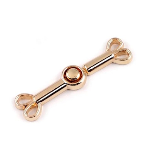 Zapięcie ozdobne / różowozłote / 10 x 40 mm / 1 szt / 930741