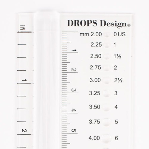 Miarka grubości drutów Drops / 6003