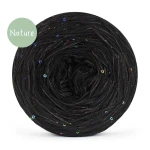 KOKONEK Mono Nature Glow NG01 - Czerń +  cekiny disco czerń