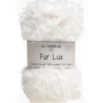 Příze Go Handmade Fur Lux 17660 / lomená bílá
