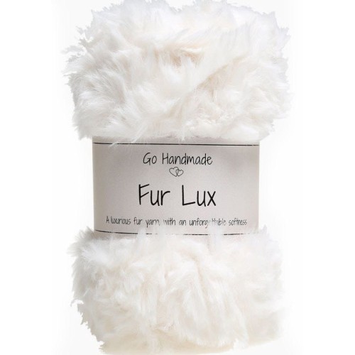 Włóczka Go Handmade Fur Lux 17660 / złamana biel