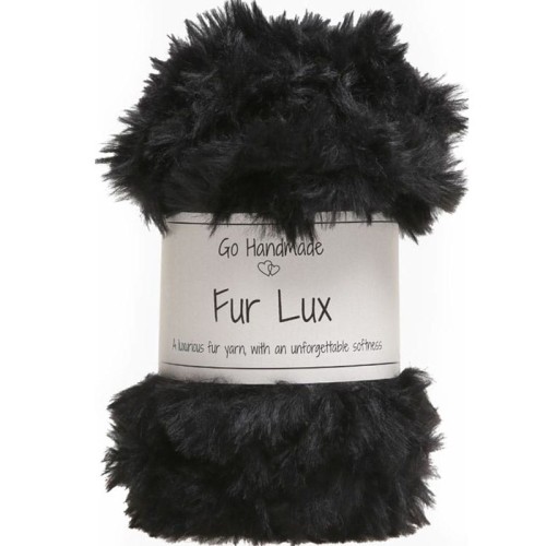 Włóczka Go Handmade Fur Lux 17661 / czarny
