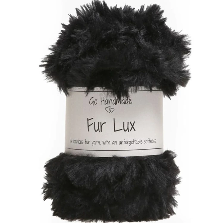 Włóczka Go Handmade Fur Lux 17661 / czarny