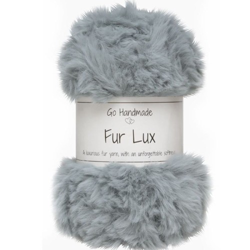 Włóczka Go Handmade Fur Lux 17662 / jasny szary
