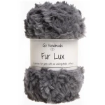 Příze Go Handmade Fur Lux 17663 / šedá