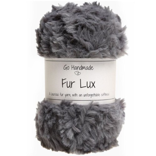 Włóczka Go Handmade Fur Lux 17663 / szary