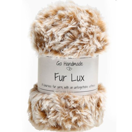 Włóczka Go Handmade Fur Lux 17666 / wiewiórka