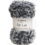 Příze Go Handmade Fur Lux 17667 / odstíny šedé