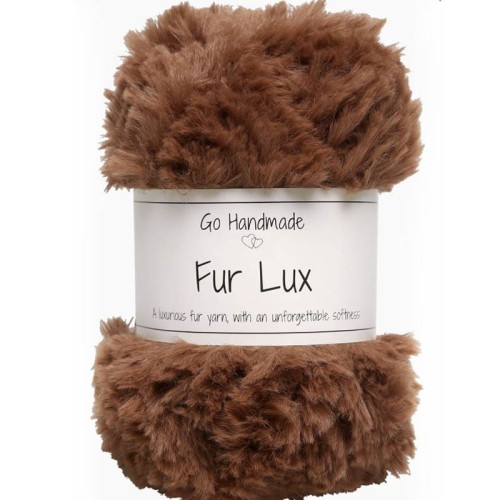 Włóczka Go Handmade Fur Lux 17690 / nugat