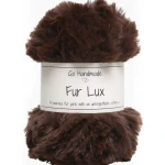 Příze Go Handmade Fur Lux 17691 / čokoláda