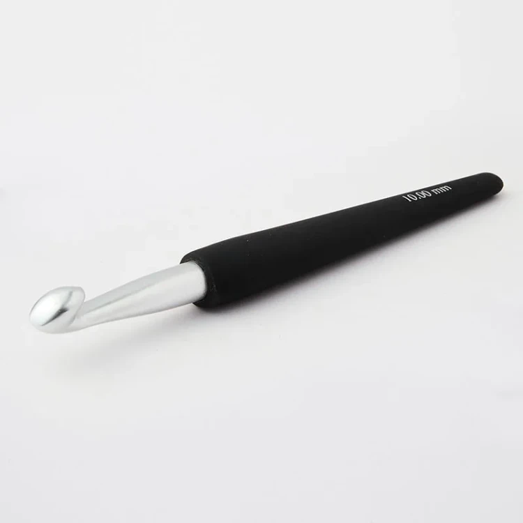 Szydełko KnitPro Soft Grip z czarną rączką