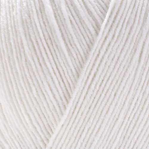 Włóczka YarnArt Cotton Soft 01 / biały naturalny