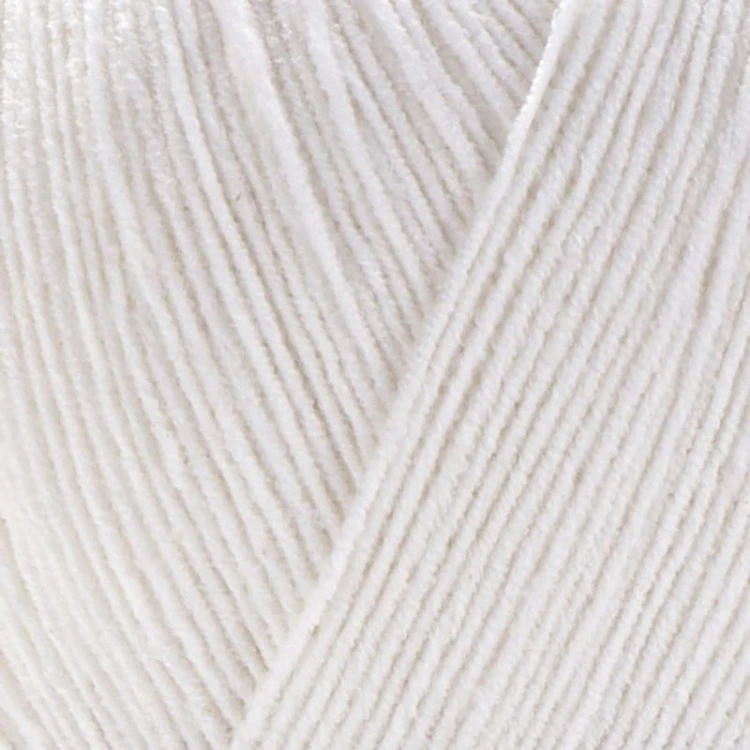 Włóczka YarnArt Cotton Soft 01 / biały naturalny