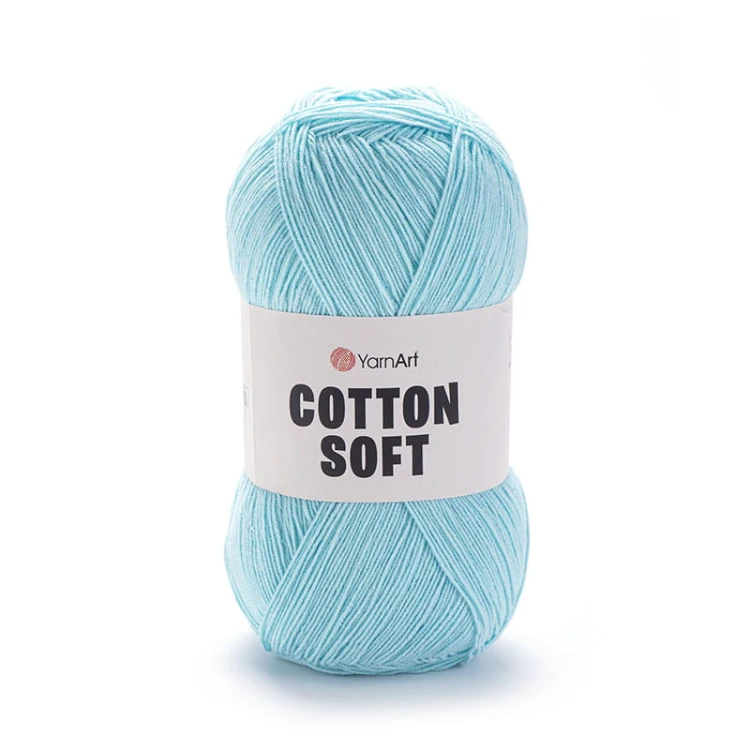 Włóczka YarnArt Cotton Soft 76 / jasny turkus