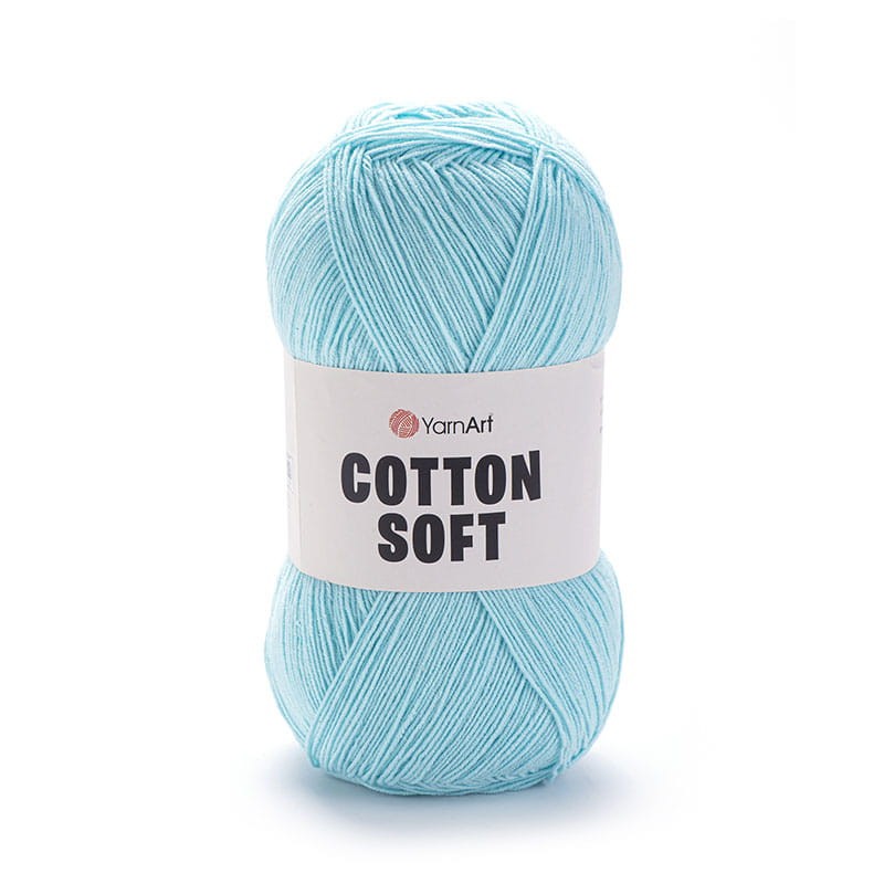 Włóczka YarnArt Cotton Soft 76 / jasny turkus