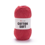 Włóczka YarnArt Cotton Soft 26 / koralowa czerwień