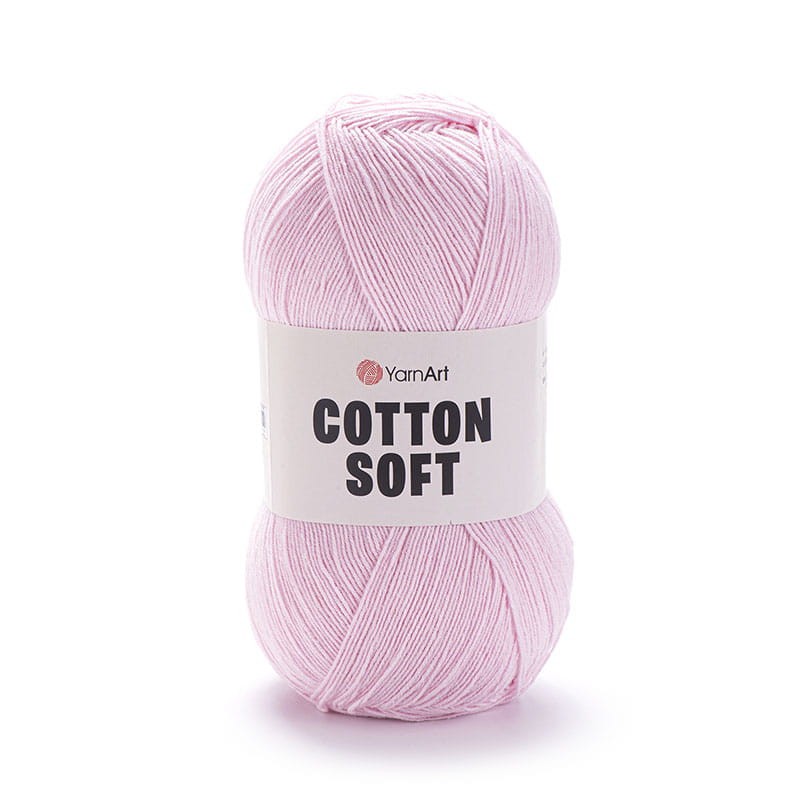 Włóczka YarnArt Cotton Soft 74 / pastelowy róż