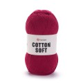 Włóczka YarnArt Cotton Soft 51 / malinowa czerwień