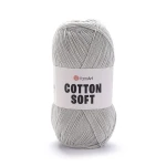 Włóczka YarnArt Cotton Soft 49 / jasny szary