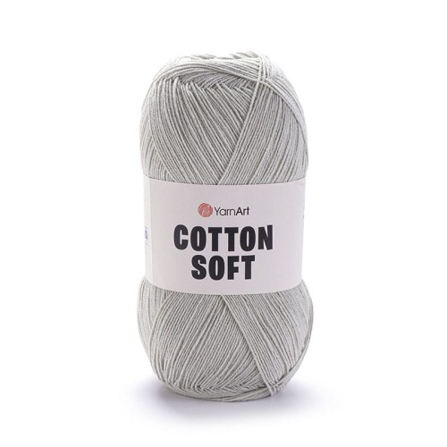 Włóczka YarnArt Cotton Soft 49 / jasny szary
