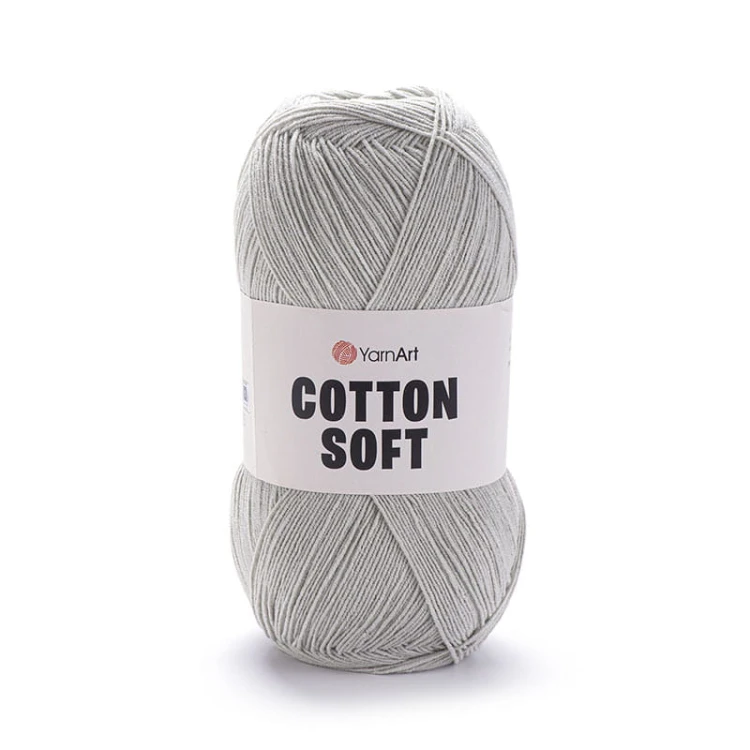 Włóczka YarnArt Cotton Soft 49 / jasny szary