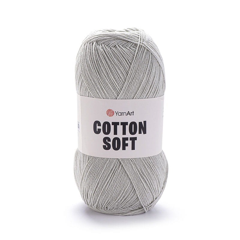Włóczka YarnArt Cotton Soft 49 / jasny szary