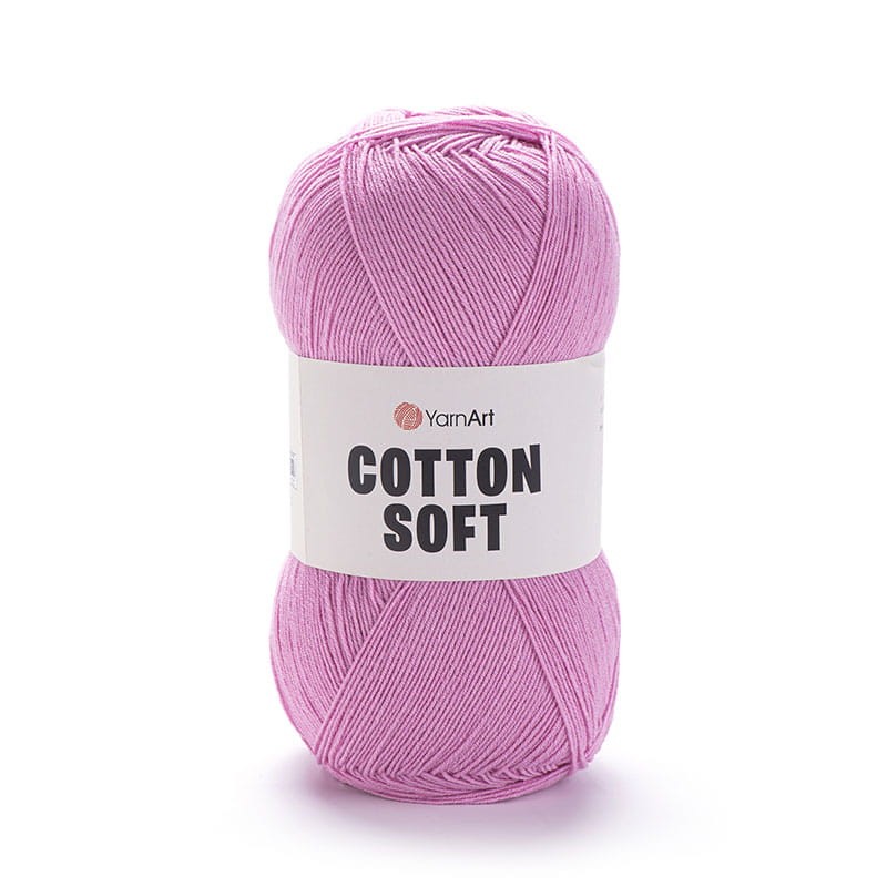 Włóczka YarnArt Cotton Soft 20 / jasny róż