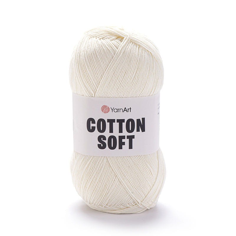Włóczka YarnArt Cotton Soft 03 / krem