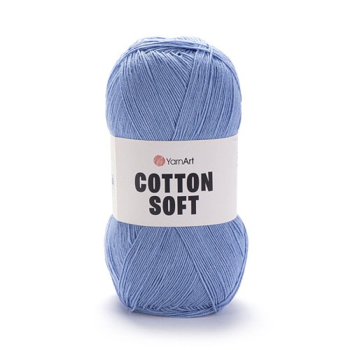 Włóczka YarnArt Cotton Soft 15 / niebieski