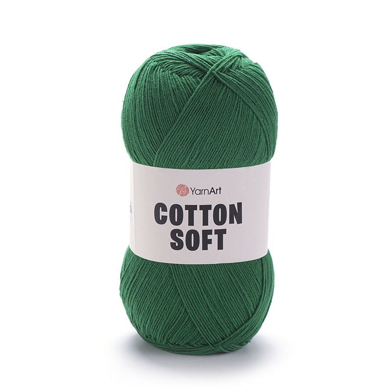 Włóczka YarnArt Cotton Soft 52 / zieleń