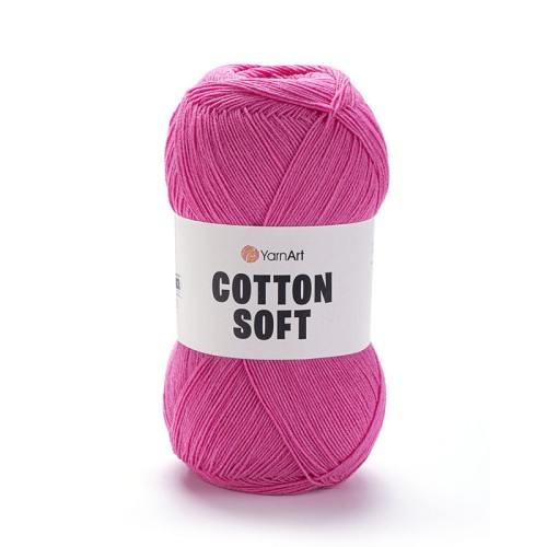 Włóczka YarnArt Cotton Soft 42 / róż
