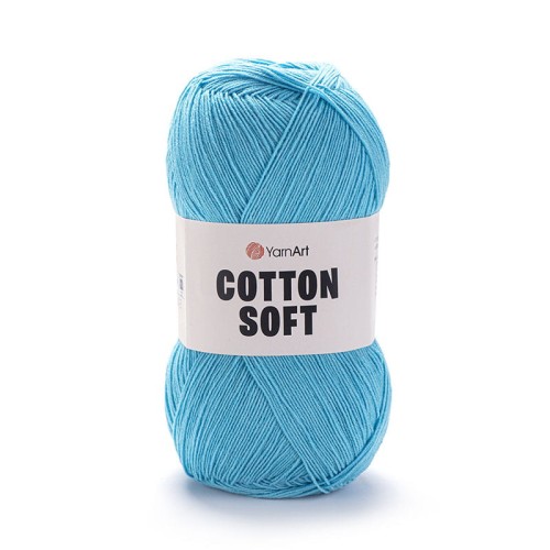 Włóczka YarnArt Cotton Soft 33 / turkus