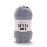 Włóczka YarnArt Cotton Soft 46 / szary 
