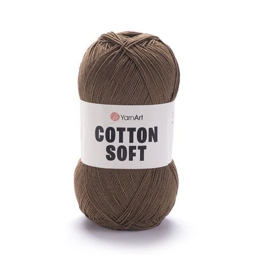 Włóczka YarnArt Cotton Soft 40 / brąz