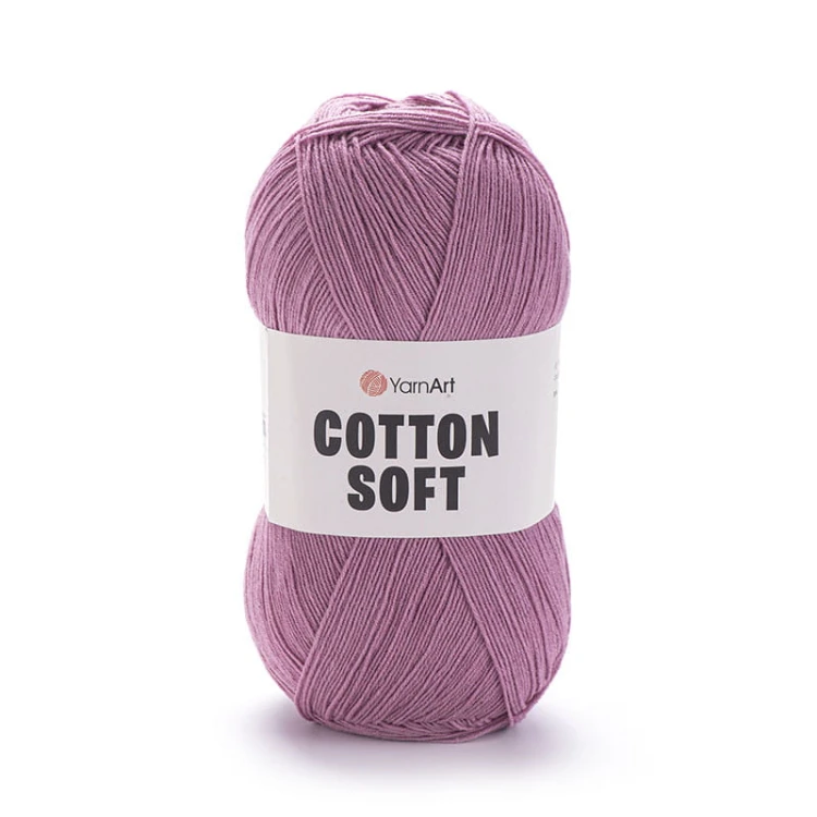 Włóczka YarnArt Cotton Soft 65 / jasny fiolet