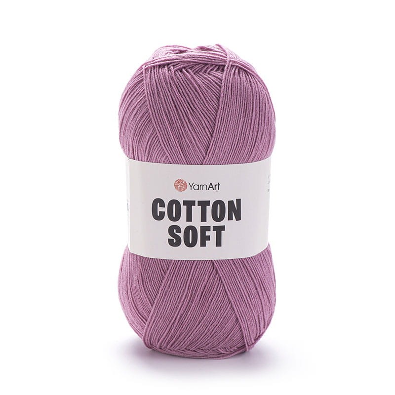 Włóczka YarnArt Cotton Soft 65 / jasny fiolet