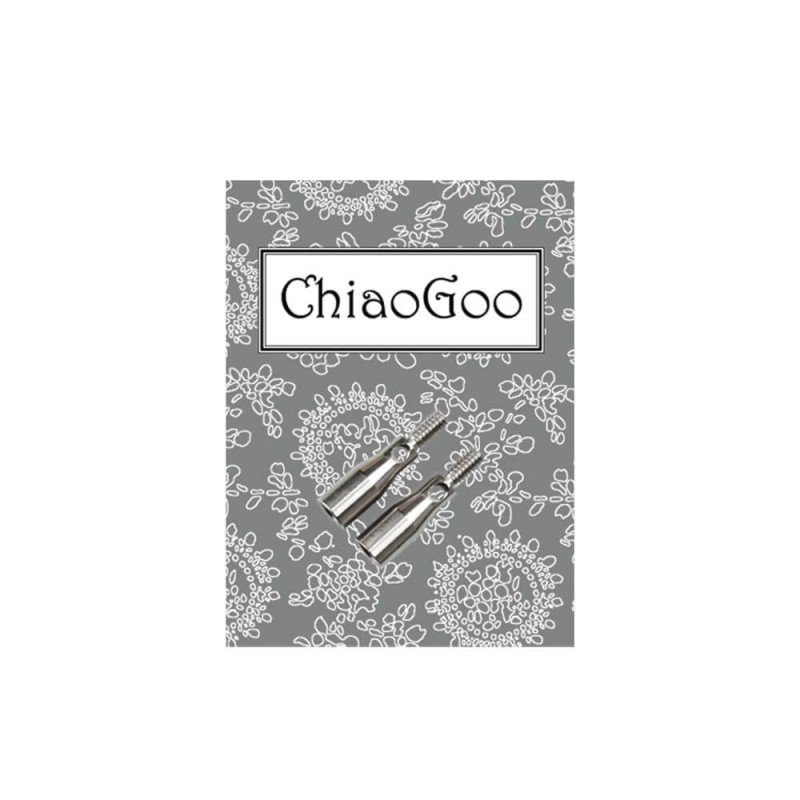 Adapter / przejściówka do drutów ChiaoGoo gwint LARGE do SMALL / 2 szt.
