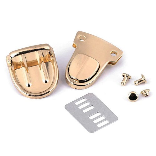 Zapięcie do torebki / metal / złote / 30 x 40 mm / 930484
