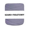 T-shirt Yarn Cotton Spaghetti / szaro-fioletowy