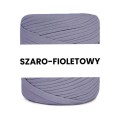 T-shirt Yarn Cotton Spaghetti / szaro-fioletowy