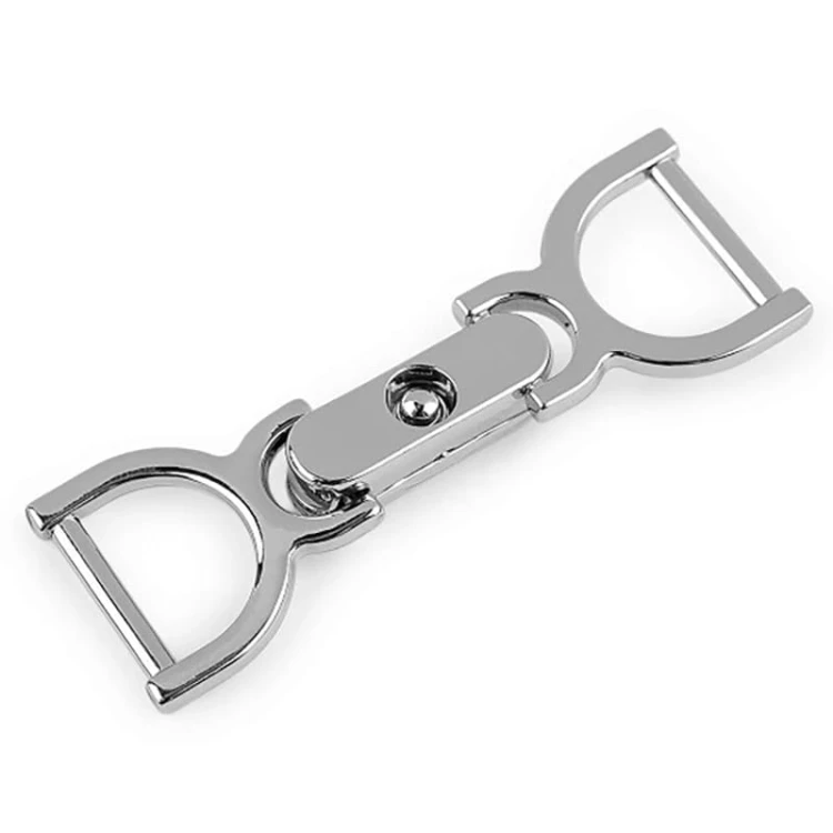 Zapięcie ozdobne z otworem do przewlekania / nikiel / 25 x 70 mm / 18 mm / 1 szt / 930710