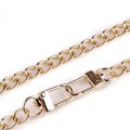 Łańcuszek do torebki z karabińczykiem / 8 mm / 125 cm / złoty / 930722