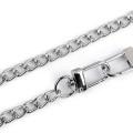 Łańcuszek do torebki z karabińczykiem / 6 mm / 125 cm / nikiel / 930953
