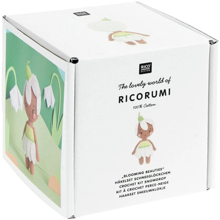 Zestaw na maskotkę amigurumi Rico Design Ricorumi Crochet Snowdrop