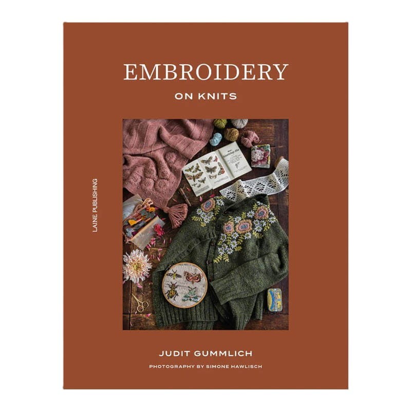 Książka Embroidery on Knits / Laine Publishing - w języku angielskim