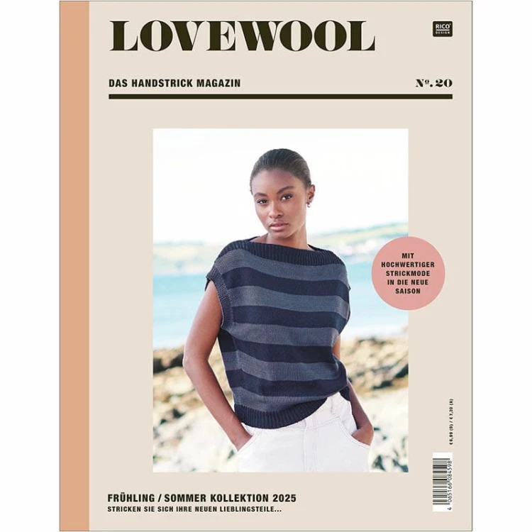 Magazyn Rico Design Lovewool 20 Spring / Summer collection 2025 - w języku angielskim